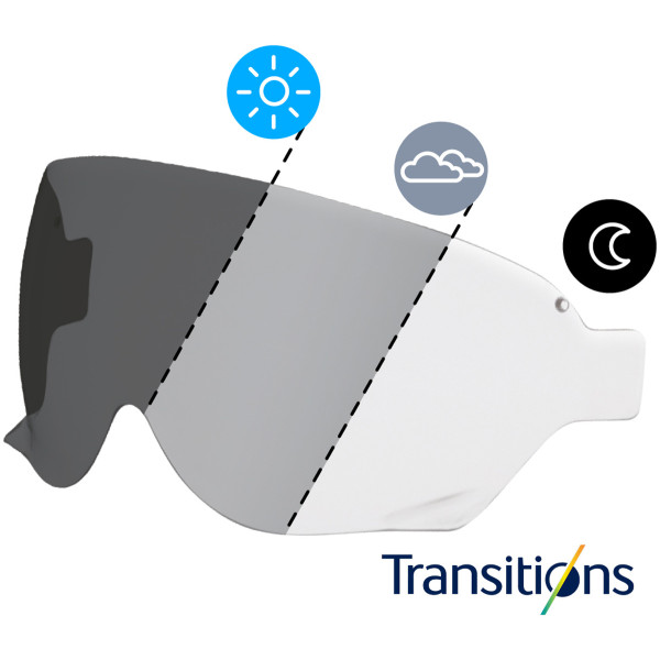 Shoei Shoei Visor J.O. / Ex Zero Photo Chromatic Clear CJ3 NOT FOR ROAD USE